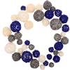 TOYANDONA 42 Pezzi Palline di Rattan Decorative per Vasi Uso Versatile e Ornamenti Appesi Estetici per Corridoi e Scuole Dell'infanzia