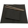 ZStyle Set Tele di Ricambio Sedili per Sedie Sedia Regista Capri Playa San Remo Tela Sedile in Tessuto Coprisedia Copertura per Seduta e Schienale (Black, 1)