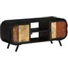 vidaXL Tv-meubel 110x30x45 cm massief gerecycled hout
