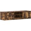 vidaXL Mobile TV Rovere Fumo 140x40x35,5 cm in Legno Multistrato