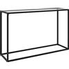 vidaXL Tavolo Consolle Trasparente 120x35x75 cm in Vetro Temperato
