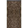 Arsvita - Tenda in ratina, 80 x 220 cm, protezione perfetta dagli insetti e dagli sguardi indiscreti per la porta del balcone e della terrazza, colore: beige/marrone melangiato
