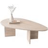 Vente-unique - Tavolino Lomareti - L 139.5cm x P 79.5cm x H 42cm - truciolato - beige