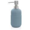 Inbagno Dispenser Sapone Turchese Cobalto, 280 ml in Ceramica, Linea Cup