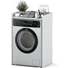 MRBLS_HOME Armadio per lavatrice 66 x 97 x 48 cm - Minimalista - Lavatrice o Asciugatrice - Bianco Opaco