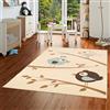 Pergamon Trendline - Tappeto per Bambini - Uccelli - Pastello Beige Blu - 5 Dimensioni