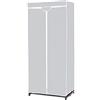 COSTWAY Armadio in Tessuto Armadio Cabina Pieghevole con Asta Appendiabiti, Vari Colori Disponibili, 75 x 50 x 170cm (Grigio)