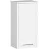 AKORD | Mobile Alto da Bagno FIN W30 a 1 Anta | Armadio a Muro Sospeso | Porta con Montaggio a Destra o a Sinistra | 30 x 60 x 22,5 cm | Peso 18 kg | Bianco