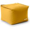 Lumaland - Pouf modulare, sgabello espandibile individualmente e leggero, lavabile e impermeabile, per interni ed esterni, 54 x 54 x 54 cm, colore giallo senape