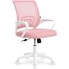 SAMIRA Sedia da ufficio ergonomica girevole - Happy (Rosa)