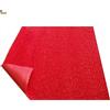 BricoLoco.com Zerbino per ingresso di casa, terrazza, in gomma spugna, per esterni o interni, rosso, al metro o rotolo, larghezza 1,20 m x 3 m, spessore 10 mm, con base, tappeto in vinile ricci, 3
