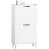SoBuy Scarpiera slim con 2 ante 50x19x90cm per ingresso