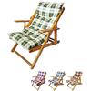 PALUPLUS Poltrona Reclinabile Harmony, Misura 69x92x98 cm, Schienale Regolabile in 3 Posizioni, Struttura e Braccioli in Legno di Abete, Sedia per casa, Portata 100Kg -030C (Verde Scozzese)