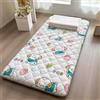 YOUGANG Materassino futon giapponese - Materasso da campeggio arrotolabile - Per ospiti sul pavimento - Rosa - 90 x 190 cm