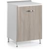 WEBMARKETPOINT Base per Cucina Olmo mobili componibili 1 Anta Cm 60x50xH 85