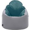 Loft 25 Poltrona a sacco da giardino per adulti, per interni ed esterni, soggiorno, gaming, schienale alto, resistente all'acqua, morbido al tatto, design leggero ed ergonomico per il supporto del