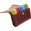 FRCOLOR Contenitore Portamedicine Settimanale 28 Scomparti con Design Multiplo e Coperchio, Materiale Plastico e Tessuto, Organizer Grande con Borsa da Trasporto per Uso in Ufficio