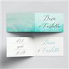 PRINTSERVIS 110 Bigliettini Bomboniera (Foro a scelta) - Personalizzali Ora con Frasi- Tag Confetti per Eventi Speciali Matrimonio,Battesimo, Laurea, Nascita,Comunione, Cresima, Compleanno (Modello 11, 95x25mm)