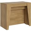 CASAARREDOSTUDIO Consolle Allungabile Bakari Quercia Natura 4 allunghe cm.62