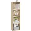 WOLTU Libreria Mensola a 4 Cubi Scaffale da Esposizione Porta Libri per Casa Ufficio SK003hei4