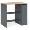 Vicco Mobiletto per lavatrice Viktor, Antracite/Rovere dorato, 93.6 x 88.2 cm con scomparti e porta, per una conservazione salvaspazio sopra le lavatrici