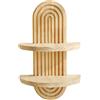 SVCEQZE Legno boho per la parete, moderno portacandele decorativo per la cameretta dei bambini, lavanderia, appartamento, scrivania, bar, libri
