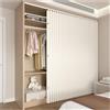 APMOE Tenda per Scaffale Cucina, Tende Scorrevoli per Armadietti Cucina Antipolvere, Tenda per Cabina Armadio Aperto Impermeabile, Materiale In Lino, Tende Copri Scaffale per Scarpiera/Libreria
