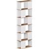 Vicco Divisorio per ambienti Eneos, Rovere bianco/dorato, 60 x 186 cm