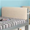 ZCXRYFL Cuscino Testata Letto Imbottito Cuscini Lombari Cuscino Di Supporto Per Lettura Singolo Matrimoniale Cuscino Per Schienale Letto In Ferro/Legno Cuscino Di Rialzo Testiera Multiuso(80x25x5cm,B-Khaki)