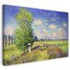 Printed Paintings Stampa su Tela (120x80cm): Claude Monet - Campo di Papaveri in Estate