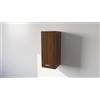 Alfredo Calandrelli CALANDRELLI - Pensile Cucina in Legno Nobilitato Noce Alto con 1 Anta, Pensile Componibile Moderno Made in Italy (Altezza 72XLarghezza 30XProfondità 33 centimetri)