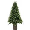XONE Albero di Natale 240cm - MOD. DARSY Verde - Effetto Real Touch - Rami PE+PVC