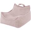 MISIOO Pouf per bambini, Puffy Square, poltrona per bambini, in velluto, ideale per la cameretta dei bambini, facile da lavare, luce ed elegante, 77 x 67 x 50 cm