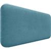 DHOME Testiera Imbottita Liscia Arrotondata in Tessuto Aqualine per Parete Acustica Testate Letto Fonoassorbenti Camera da Letto (Turchese, 90cm)