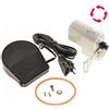 CSC Sewing Parts Kit Motore,Pedale,Cinghia per Montaggio Esterno Macchine da Cucire | 120W 6000 (RPM) Giri | Rotazione antioraria Compatibile con Singer | Necchi |