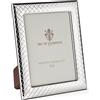 SEC OF FLORENCE 7241/13x18IT Cornice Portafoto in Argento Massiccio 925 con Retro in Legno Mogano