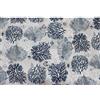 Russo Tessuti Tessuto Cotone Doppio Stampato Fantasia Corallo Anemone 270x280 cm Rosso Blu-Blu