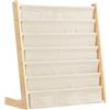 HUOLE Libreria per bambini, 6 ripiani, materiale scolastico per la cameretta dei bambini, asilo, multicolore, 75 x 30 x 79 cm, colore legno (1 pezzo)