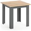 Vicco Tavolo da pranzo Karlos, Rovere dorato, 80 x 80 cm, adatto per 2-4 persone per l'utilizzo nella zona pranzo