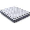 NATURELITS Materassi 180x200 Compattezza Media. Alto Comfort. Doppio Inverno/Estate. Antiacaro, Igienico e Traspirante. MemoryVex Visco. Colore Grigio. Modello Xstar Altezza 26 cm