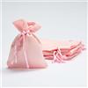 BARATTI 50 Pezzi Sacchetti in Raso 10x12 cm con Tirante, Ideale per Bomboniere, Fai da Te, Porta Oggetti, Confetti, Caramelle, Regalo, Matrimonio, Battesimo, Comunione (Rosa)