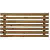 Raw Wood - Testiera letto King Size in legno massello 180x80 cm Stile Nordico Fatto a mano in Spagna - Aino Dark
