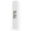 Vicco Mobile bagno alto Fynn, Bianco, 30 x 190 cm, per la conservazione di articoli da bagno e asciugamani