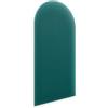 murando - Testiera Letto Singolo Imbottita - Staccionata Velluto Qualità - Antimacchia - 80x30 cm 1 Pezzo - Pannelli Decorativi per Pareti - Pannello Imbottito per Camera da Letto - Minimal - Turchese