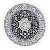 carpetfine Tappeto Orientale Nain Diane Blu Ø 120 cm Rotondo | Traditional Tappeto per soggiorno e camera da letto