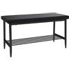 Vicco Panca Grand, Nero, 85 x 35 cm, per l'utilizzo come set da pranzo in cucina o sala da pranzo