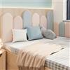 NEPHRA Pannelli Adesivi per Pareti, Pannelli Murali Imbottiti per Pareti, Pannello Decorativi Parete per Testiera Letto in PU Impermeabile, per la Decorazione Arredo Camera da Letto ( Colore : A , Size : 200