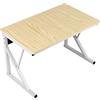 LANTUS Scaffale espandibile per microonde, con ganci, da cucina, per spezie, scaffale portaoggetti, organizer da scrivania,54 * 35 * 34,5 cm - Acero bianco