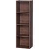 Iris Ohyama, Mobile contenitore/Scaffale portaoggetti/Mobili per ufficio/Organizzatore per ufficio/Mobili con ripiano, Modulare,Design, Ufficio, Casa - Office Basic Rack - CX-4FN - Marrone
