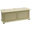 Pieffe Mobili AM1010081 Cassapanca Baule, Legno, Grezzo Non Verniciato, 120 x 42 x 50 cm